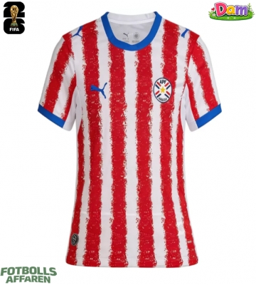 Paraguay Hemmatröja Kvinnor VM 2026 Kortärmad